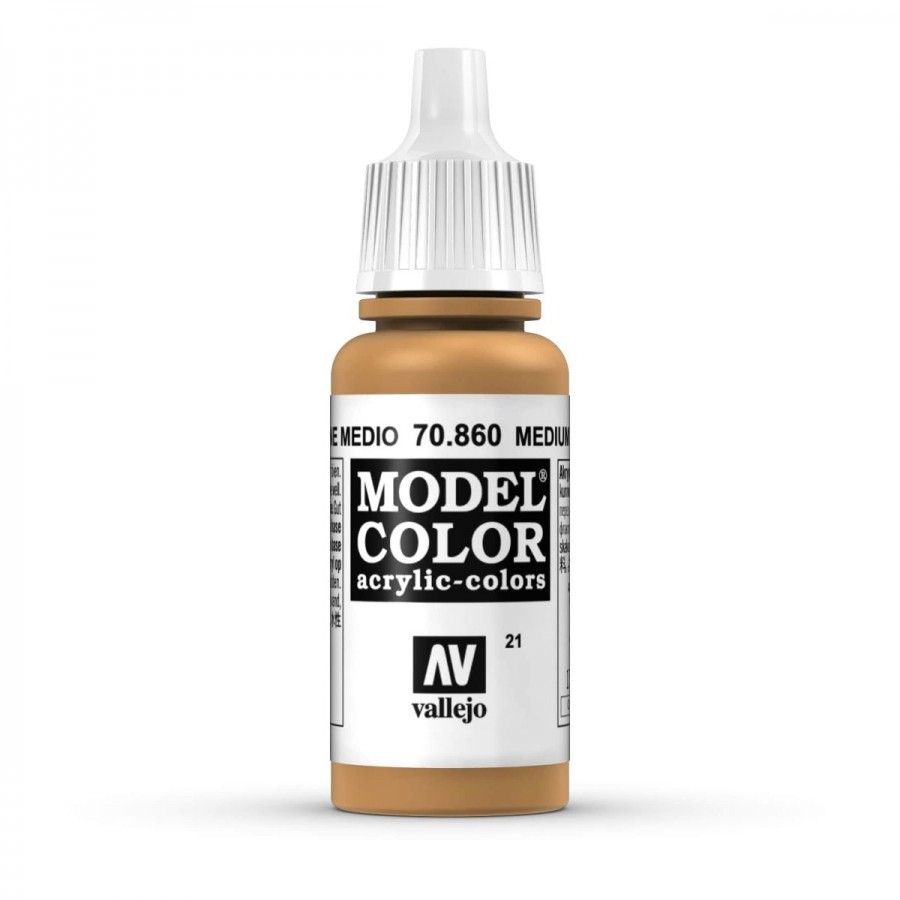 Vallejo Acrylic Paint Model Colour Medium Fleshtone 17ml