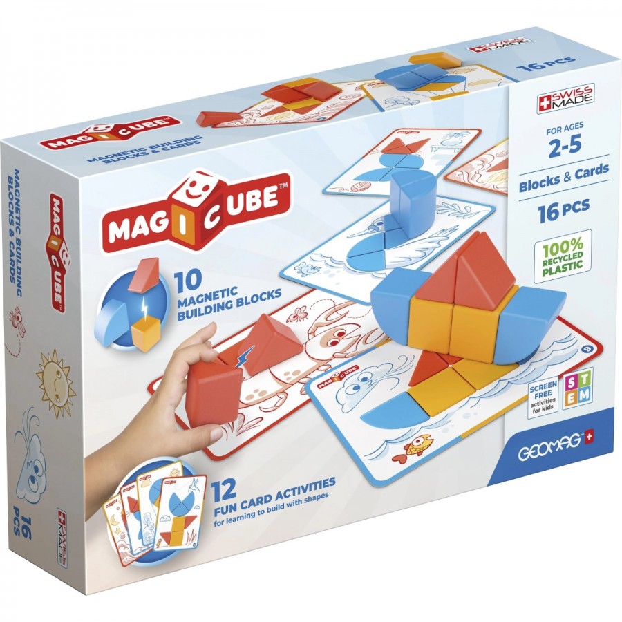 Geomag Magicube Magnetic Cubes 16 Piece Set