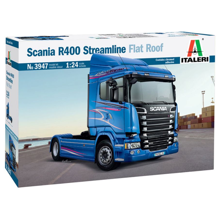 Italeri Model Kit 1:24 Scania R400 Streamline Flat Roof