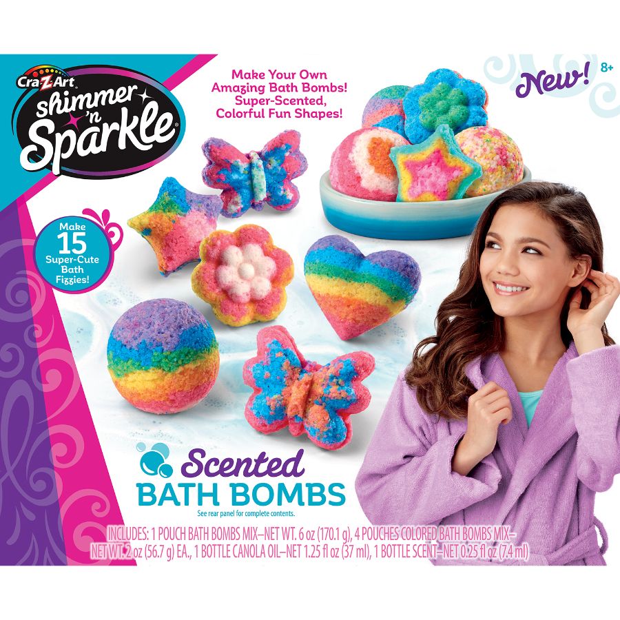 Shimmer & Sparkle Scented Bath Bombs