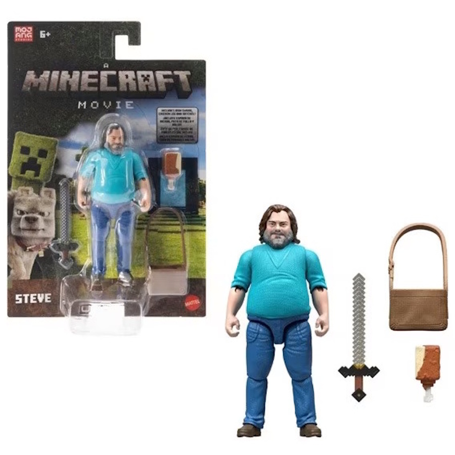 Minecraft Movie Figure 4 Inch With 2 Accessories Assorted