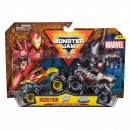 Monster Jam Vehicle Marvel Licensed 2 Pack 1:64 Assorted