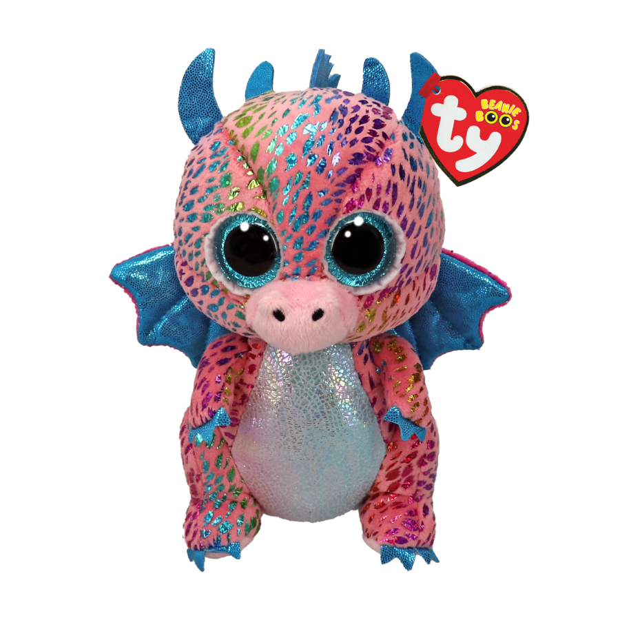 Ty Beanie Boos Regular Plush Flint Dragon Multicoloured