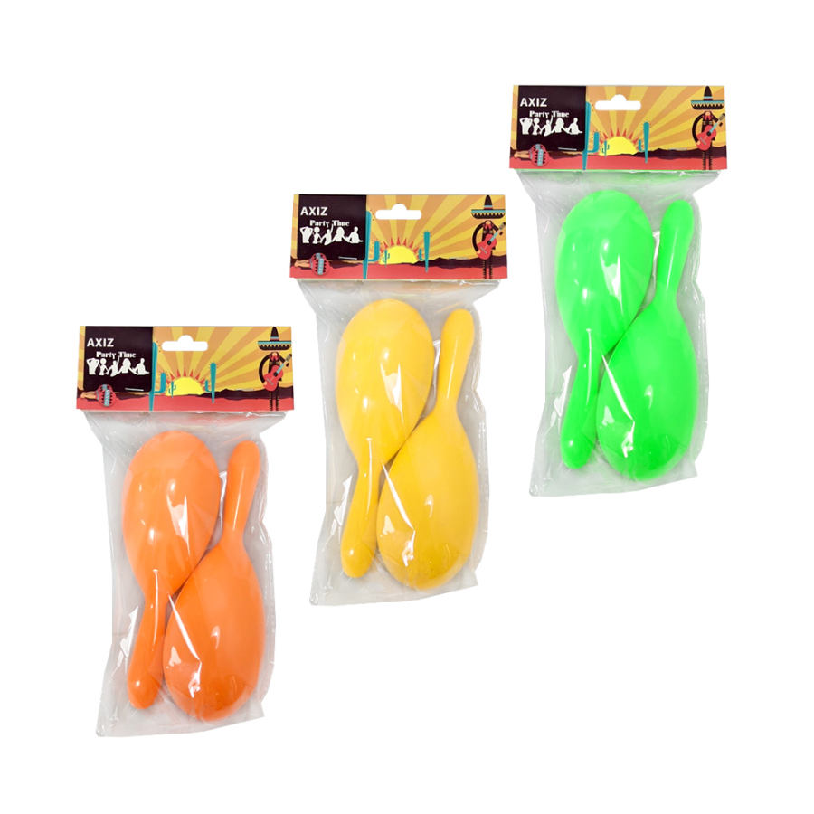 Maracas 2 Pack Assorted Colours