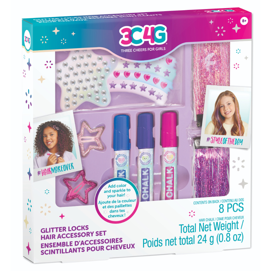 3C4G Imagination Land Glitter Locks Hair Accessories Set
