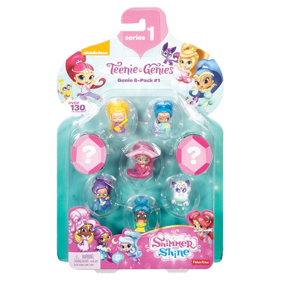 Shimmer & Shine Teenie Genie 8 Pack Assorted