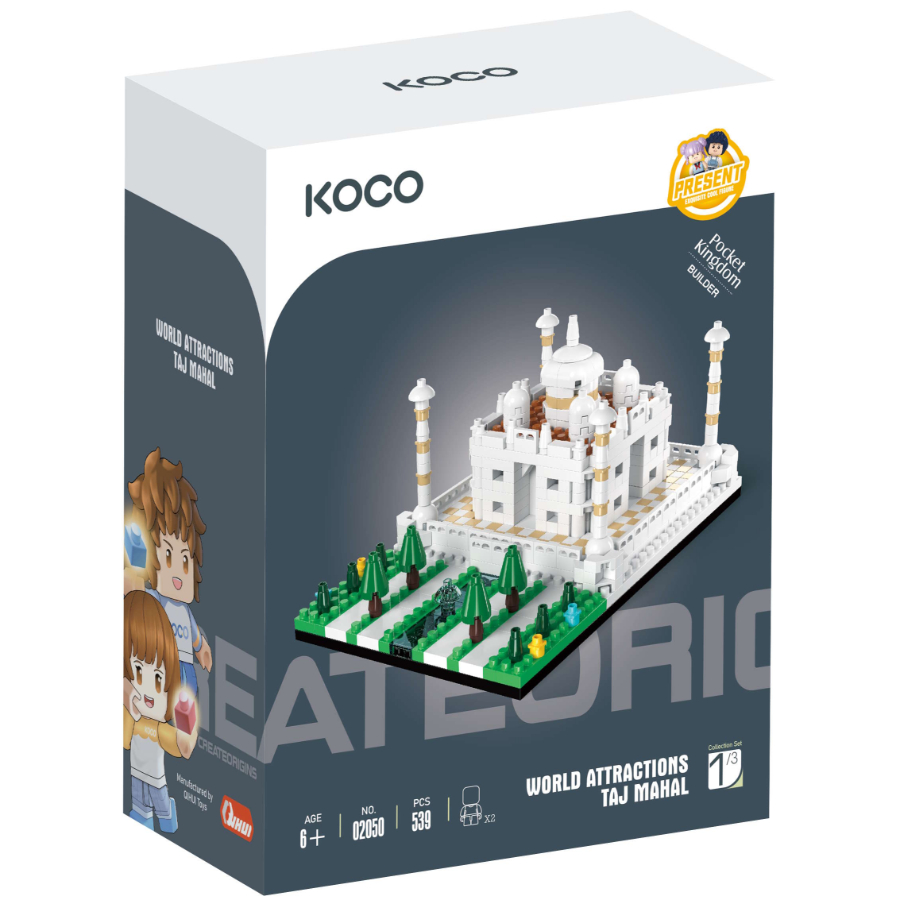 Koko Building Blocks Landmarks The Taj Mahal 539 Pieces