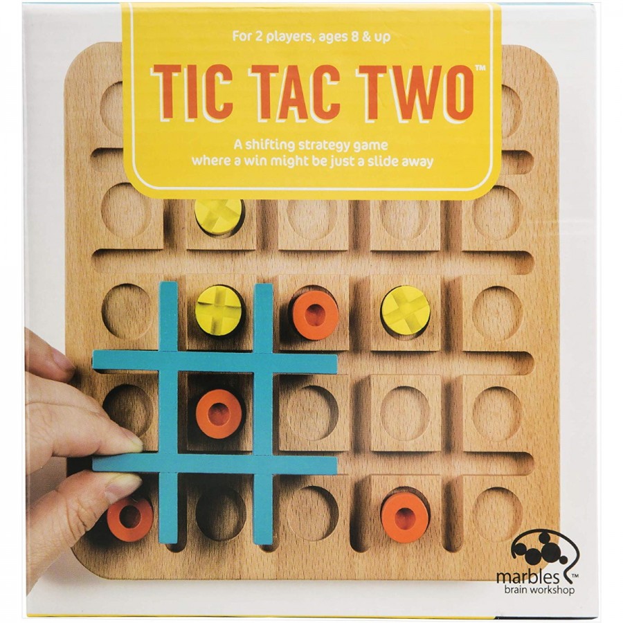 Marbles TicTacTwo Wooden Game