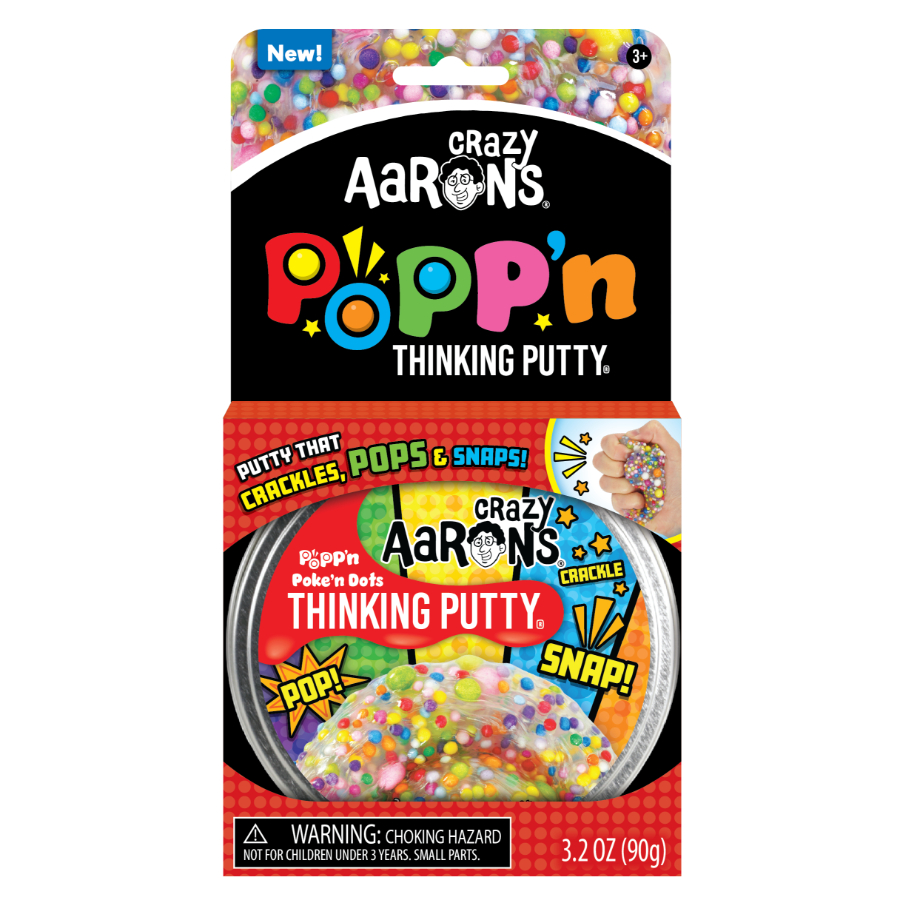 Crazy Aarons Thinking Putty 10cm Poke N Dots PoppN