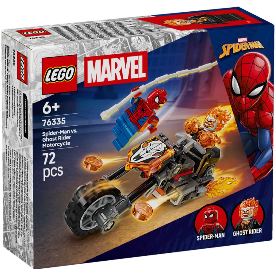 LEGO Super Heroes Marvel Spider-Man Versus Ghost Rider Motorcycle