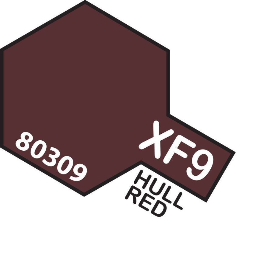 Tamiya Enamel Paint XF9 Hull Red