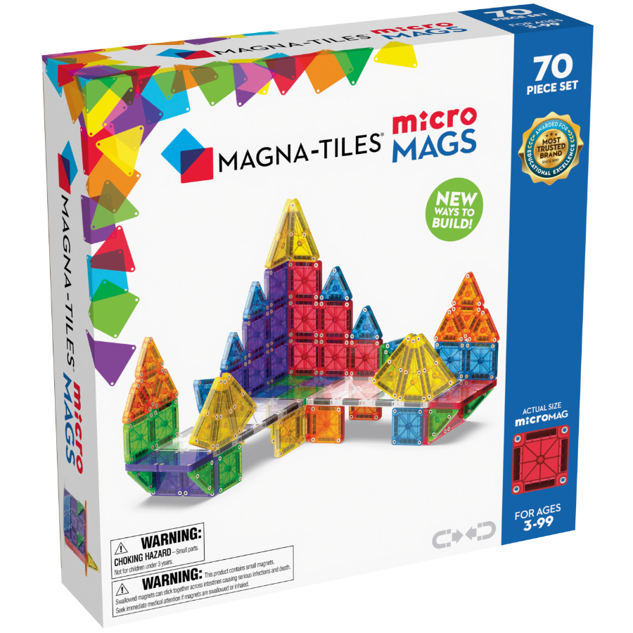 Magna Tiles MicroMags 70 Piece Set