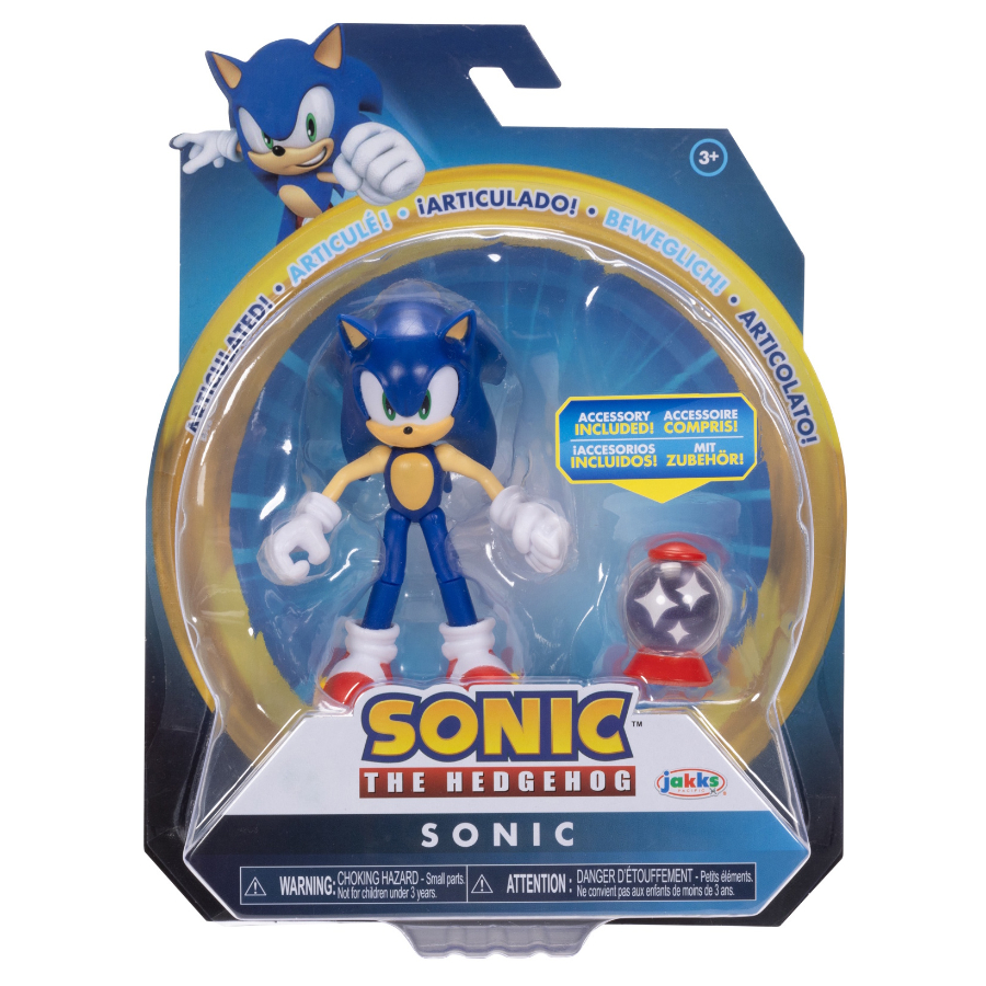Sonic The Hedgehog 4 Inch Articulated Figure Assorted