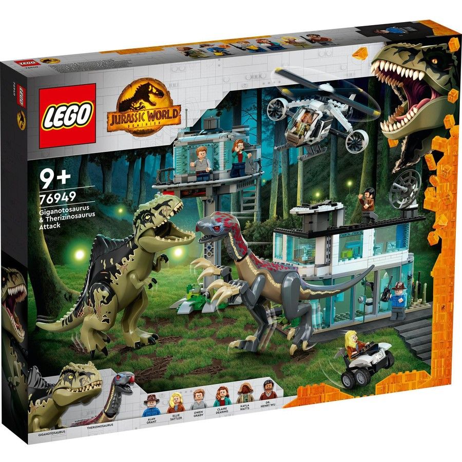 LEGO Jurassic World Dominion Giganotasaurus & Therizinosaurus Attack