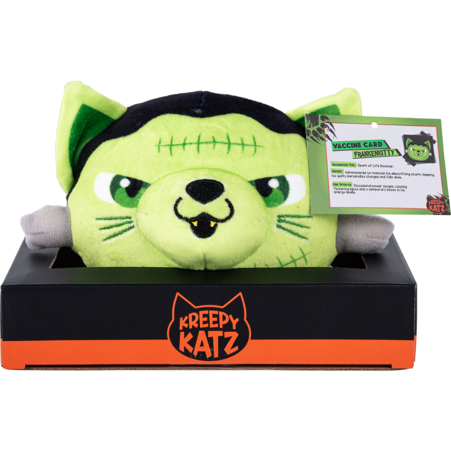 Kreepy Katz Series 1 Litter Tray Frankenkitty