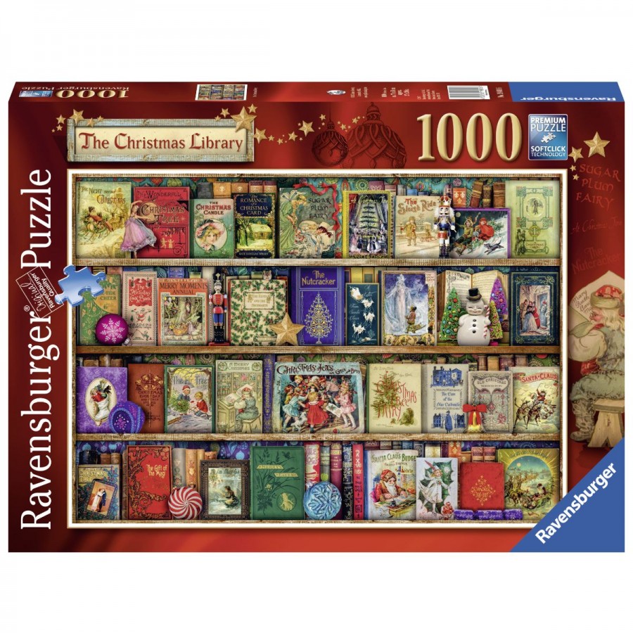 Ravensburger Puzzle 1000 Piece The Christmas Library