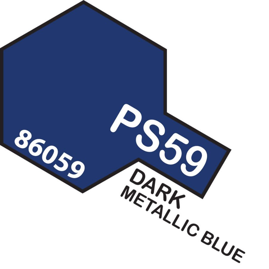 Tamiya Spray Polycarb Paint PS59 Dark Metalic Blue
