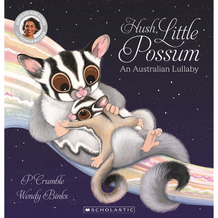 Childrens Book Hush Little Possum With CD