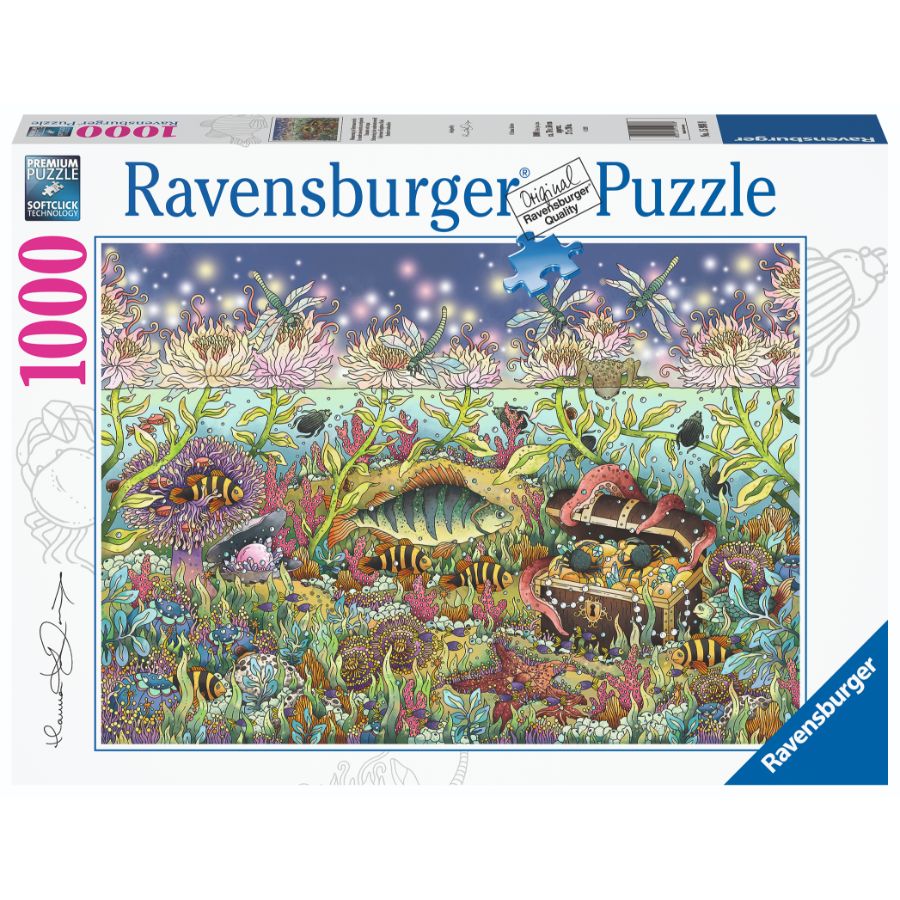 Ravensburger Puzzle 1000 Piece Underwater Kingdom At Dusk