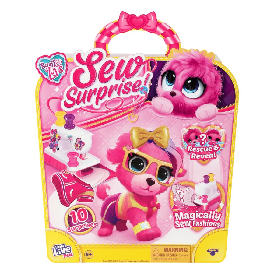 Little Live Pets Scruff-A-Luvs Playset Sew Surprise Assorted