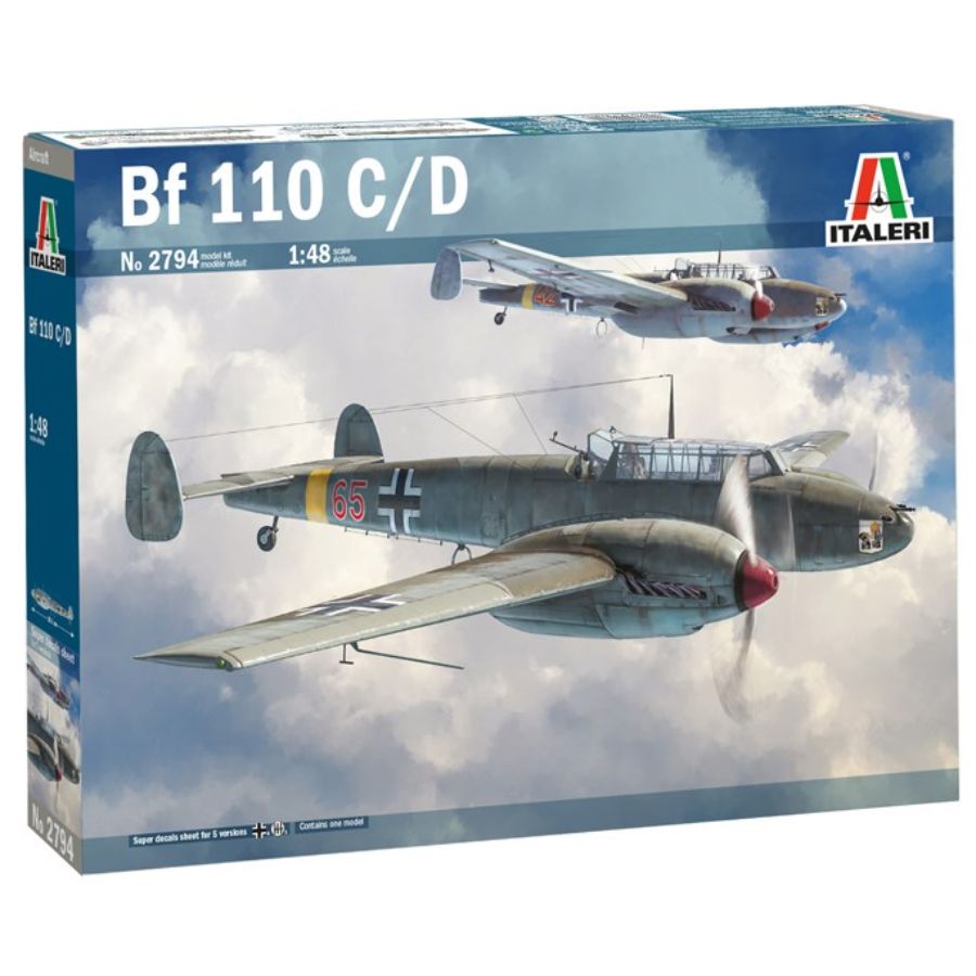 Italeri Model Kit 1:48 Messerschmitt Bf 110 CD