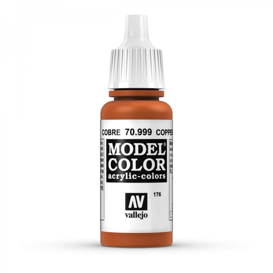 Vallejo Acrylic Paint Model Colour Metallic Copper 17ml