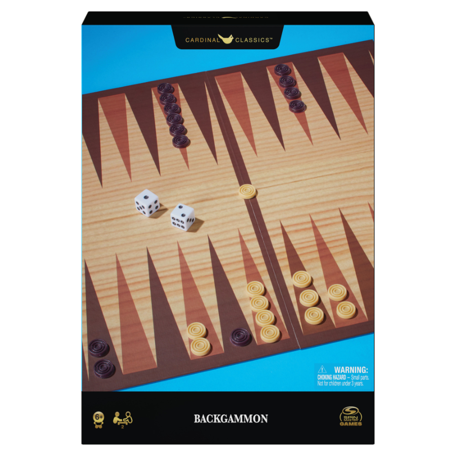 Cardinal Wood Backgammon Game