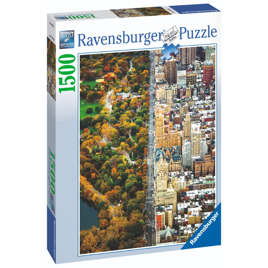 Ravensburger Puzzle 1500 Piece Divided Town
