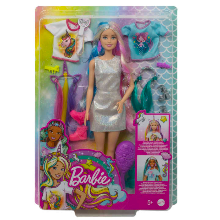 Barbie Fantasy Hair Doll & Accessories