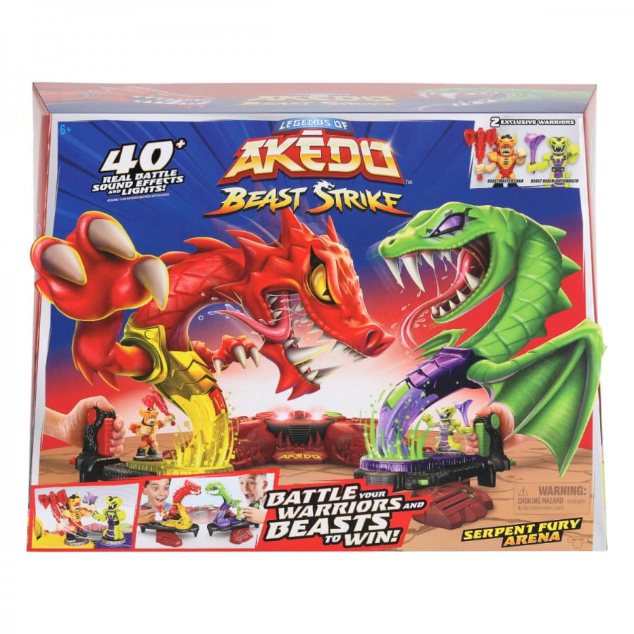 Akedo Series 5 Beast Strike Serpent Fury Arena