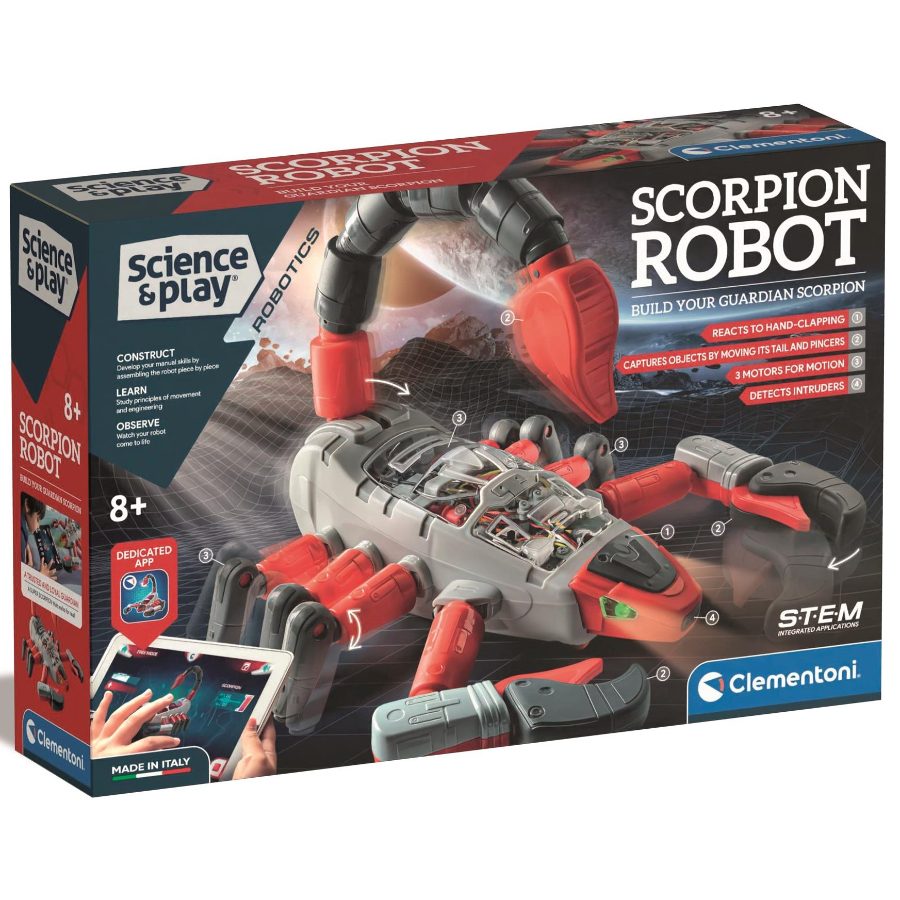 Clementoni Science & Play STEM Scorpion Robot Kit