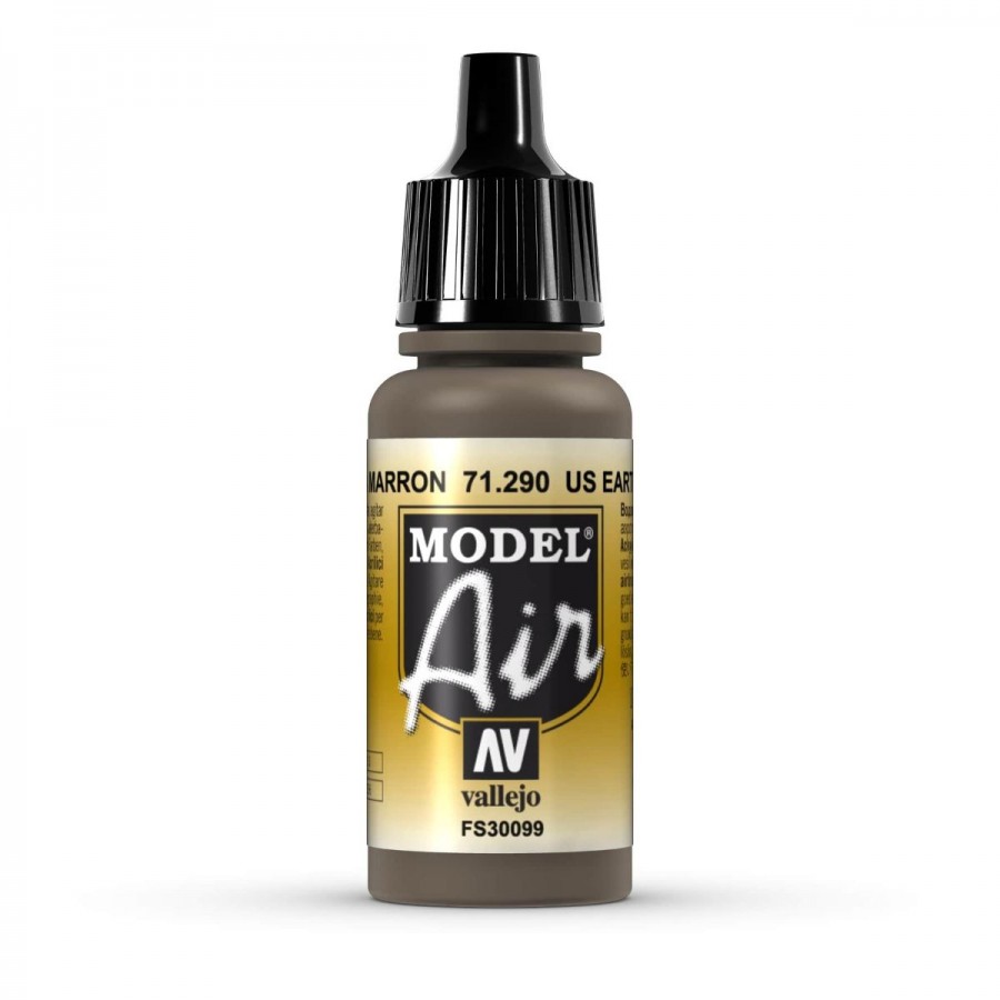 Vallejo Acrylic Paint Model Air US Earth Brown 17 ml