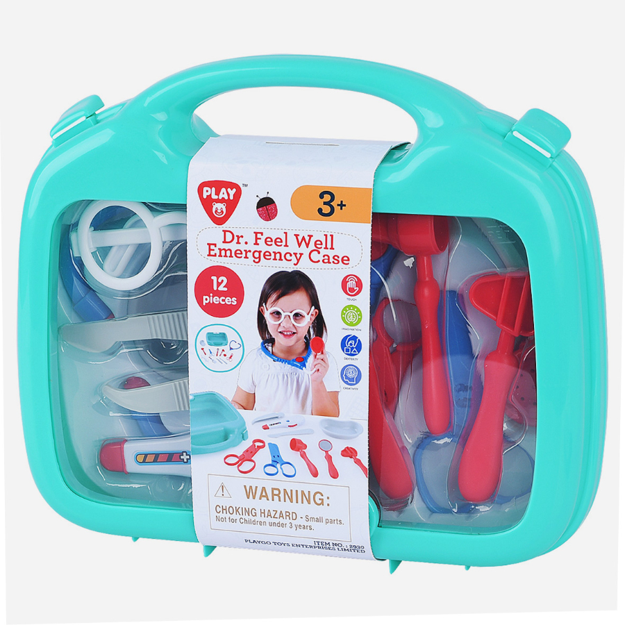 Dr Feel Well Emergency Case With 12 Pieces