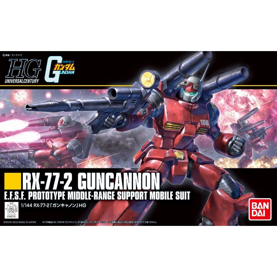 Gundam Model Kit 1:144 HGUC RX-77-2 Guncannon