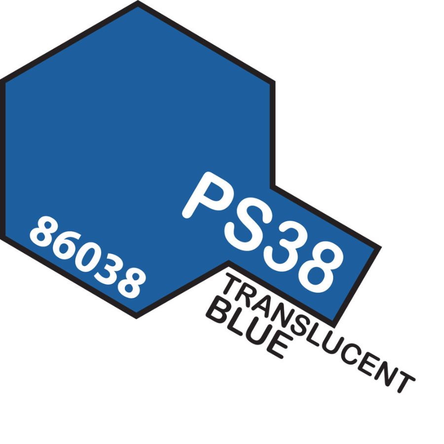 Tamiya Spray Polycarb Paint PS38 Translucent Blue