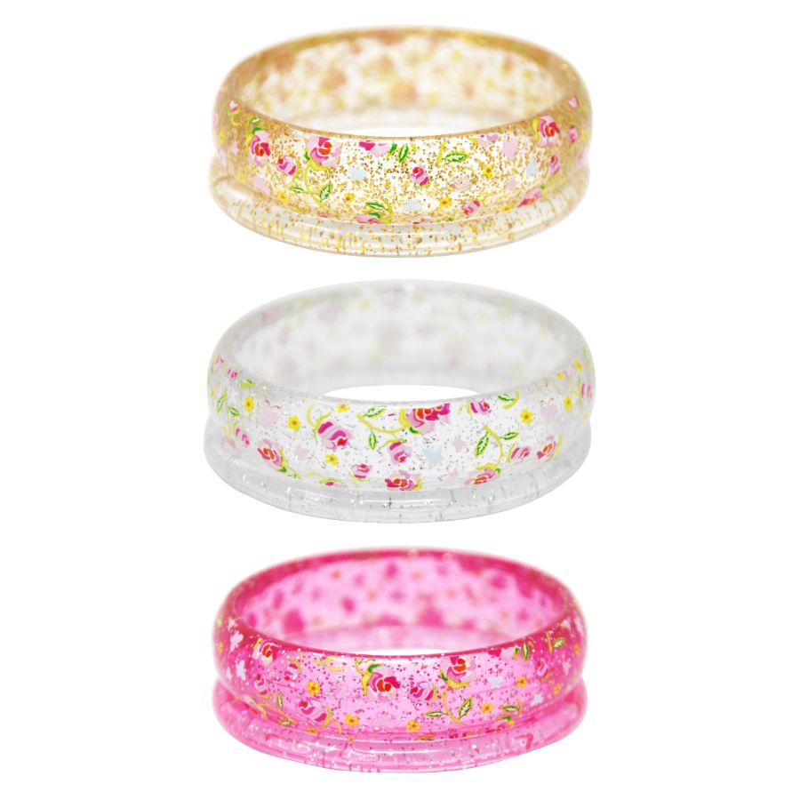 Garden Rose Bangles Assorted