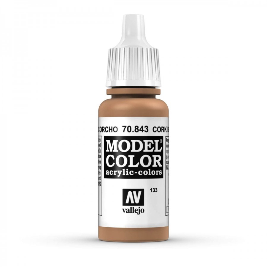 Vallejo Acrylic Paint Model Colour Cork Brown 17ml