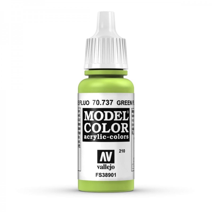 Vallejo Acrylic Paint Model Colour Fluorescent Green 17ml