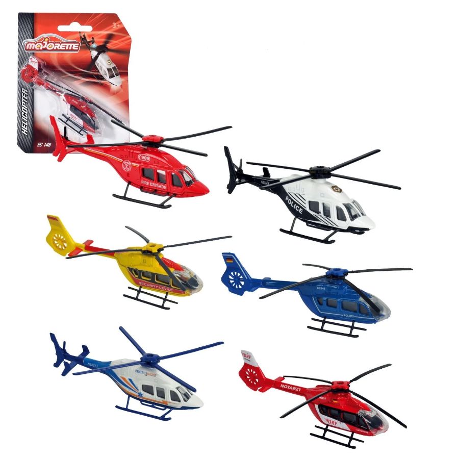 Majorette Diecast Helicopter Assorted