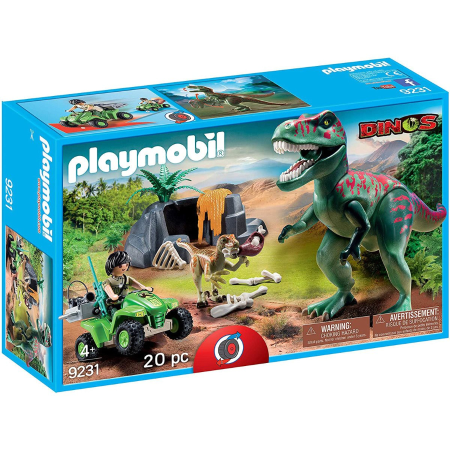 Playmobil Dinos Explorer Quad With T-Rex 10740