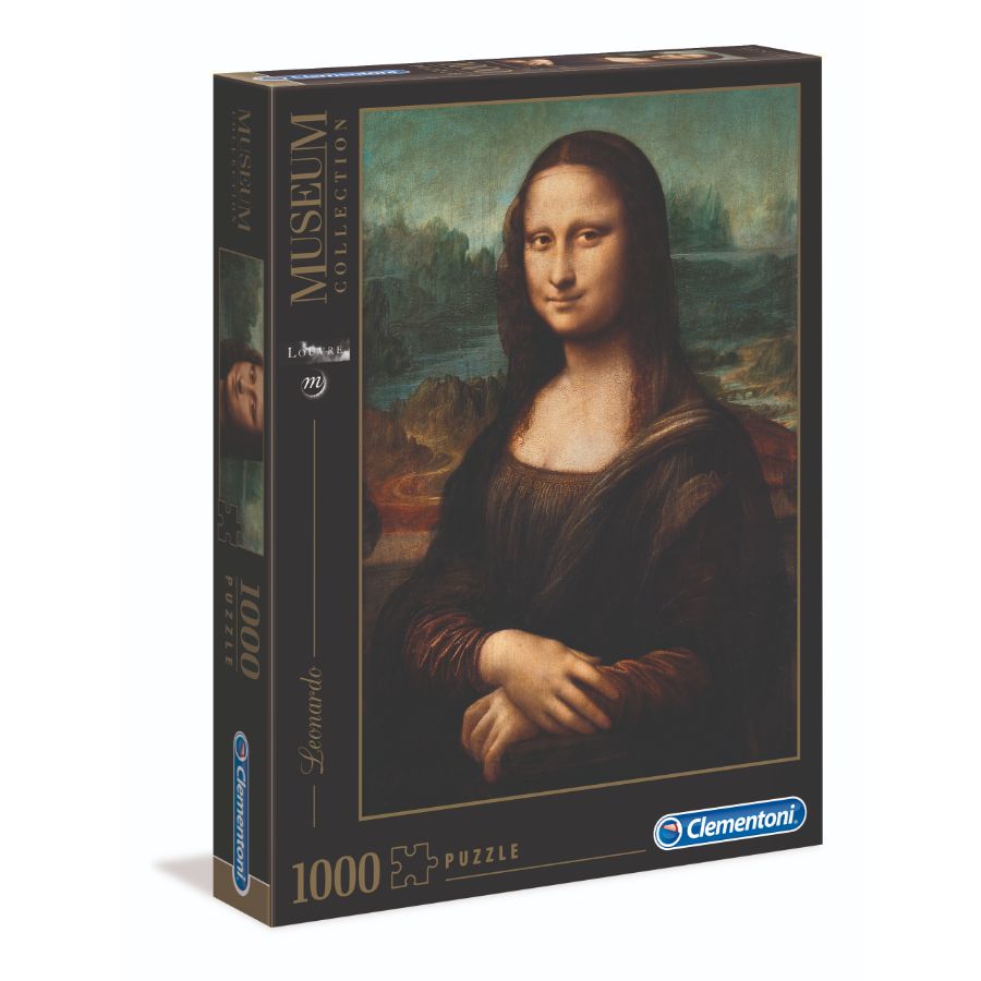 Clementoni Puzzle 1000 Piece Museum Collection Leonardo Mona Lisa