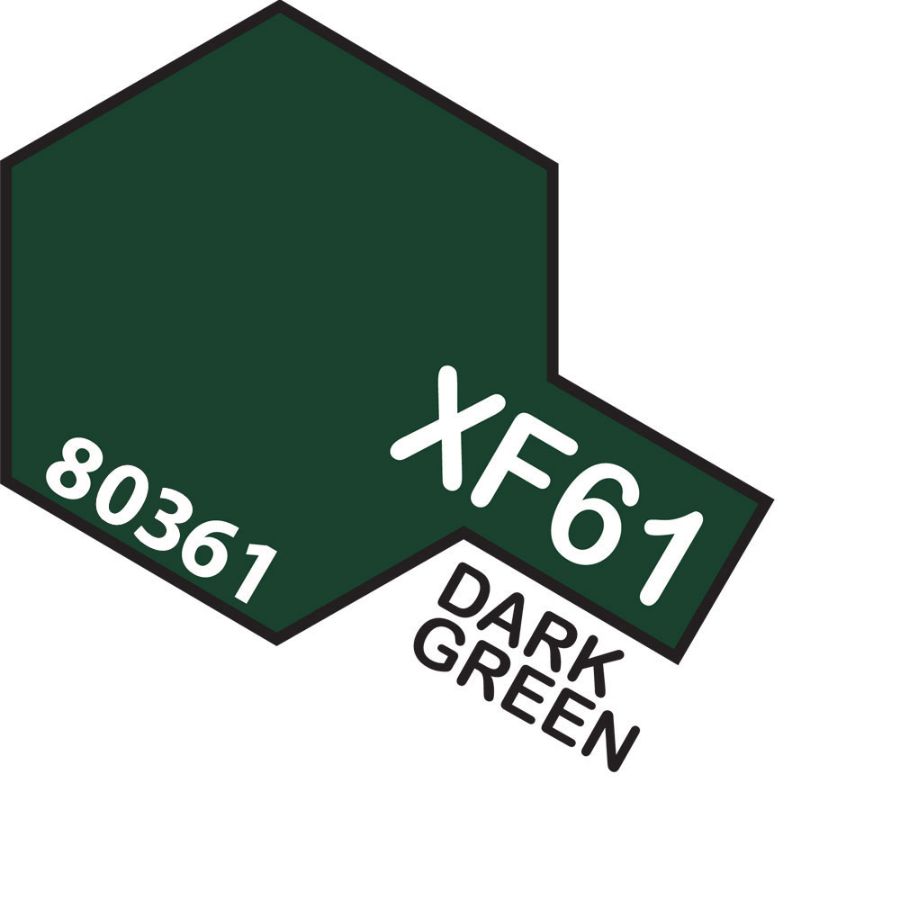 Tamiya Enamel Paint XF61 Dark Green