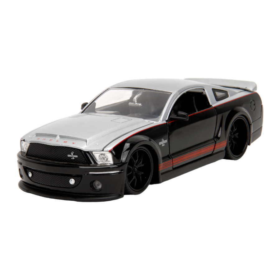 Jada Diecast 1:24 Big Time Muscle 2008 Ford Mustang Shelby GT500