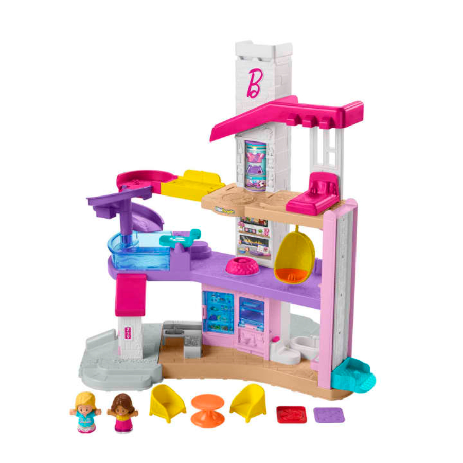 Fisher Price Little People Barbie Dreamhouse With Figures & Accessories