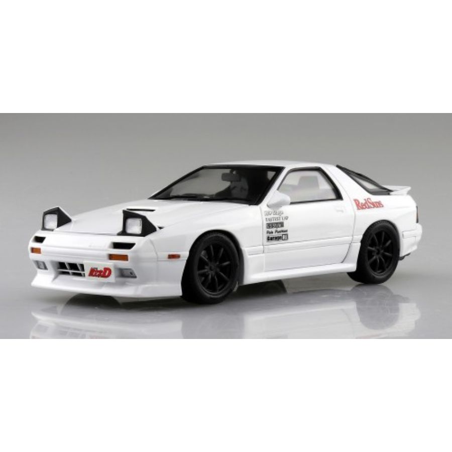 Aoshima Model Kit 1:24 Initial D Takahashi Ryosuke FC3S RX-7 Akagi Battle Version