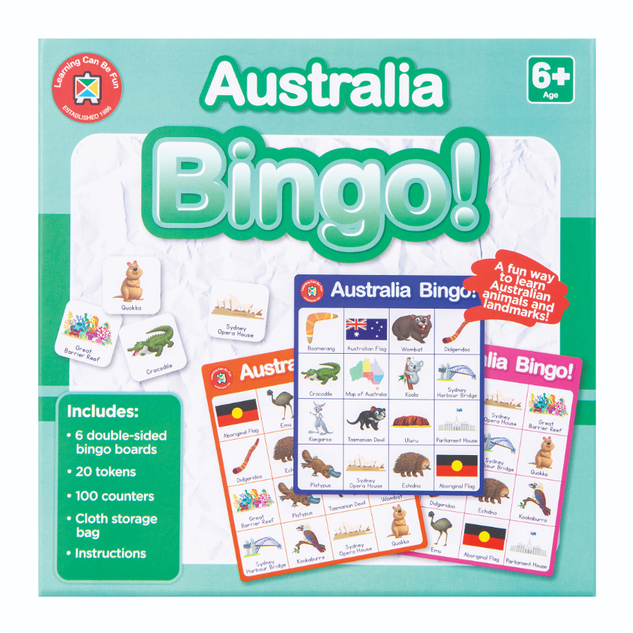 Australia Bingo Game