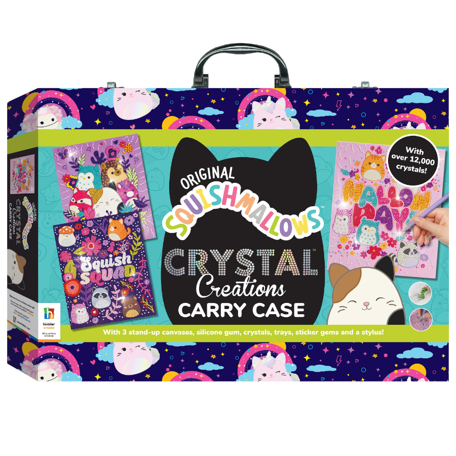 Squishmallows Craft Crystal Creations Kit In Carry Case