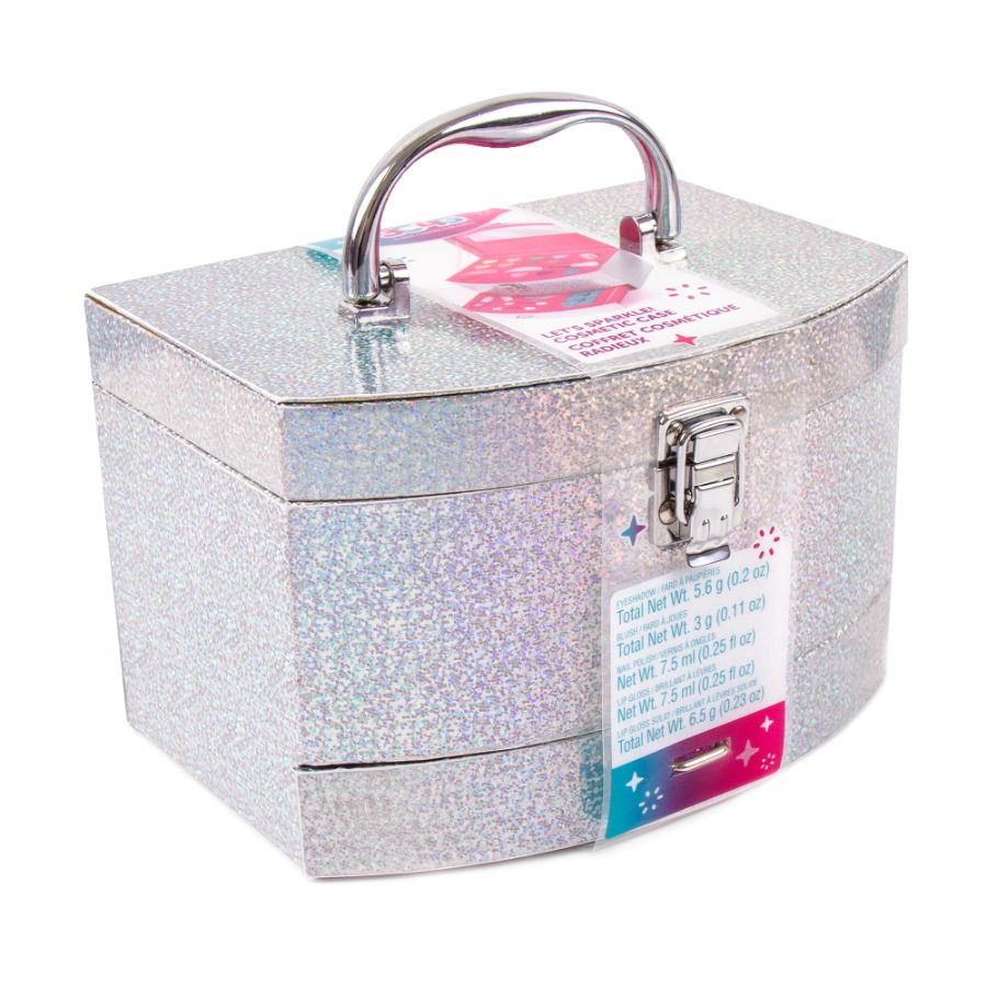 3C4G Lets Sparkle Cosmetic Case With Make Up