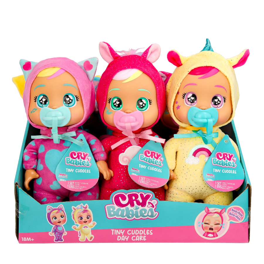 Cry Babies Crying Baby Doll Tiny Cuddles Day Care Assorted