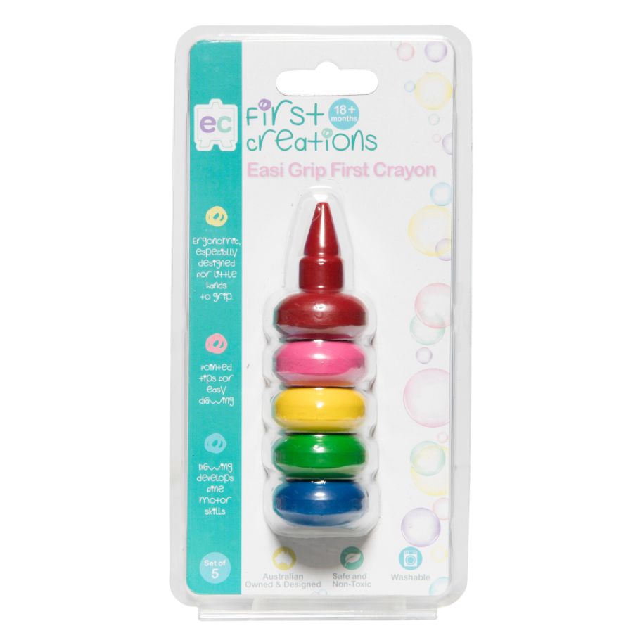 Easy Grip First Crayons Tower 5 Pack